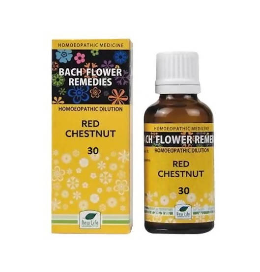New Life Homeopathy Bach Flower Remedies Red Chestnut 30 Dilution