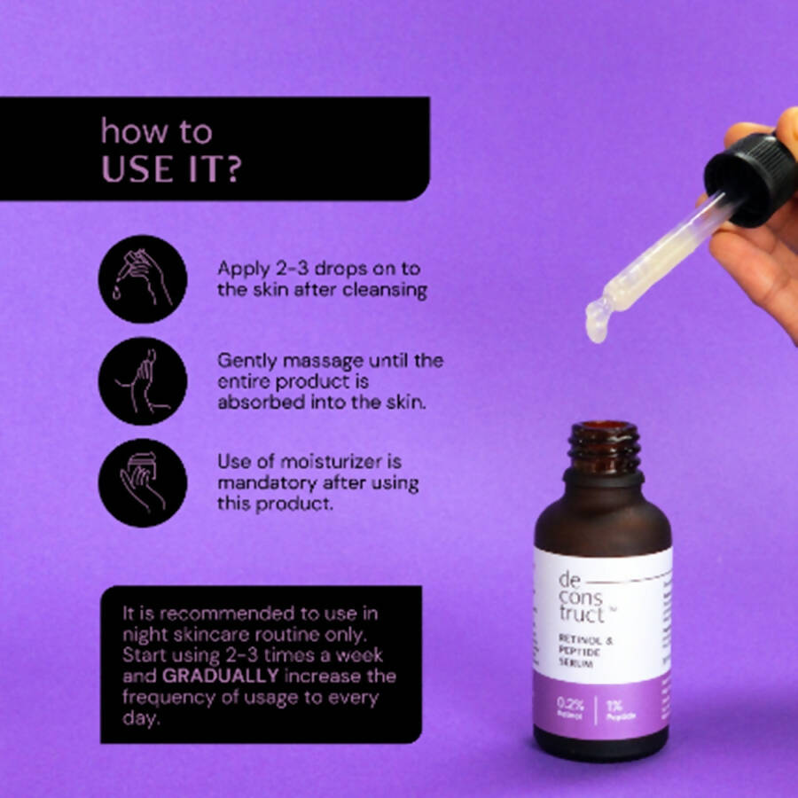 Deconstruct Retinol & Peptide Serum - Distacart