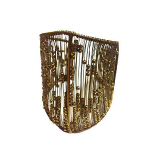 Tiaraa Golden Antique Beaded Fashion Bracelet - Distacart