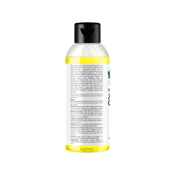 Bliss of Earth 100% Pure Natural Jojoba Oil - Distacart