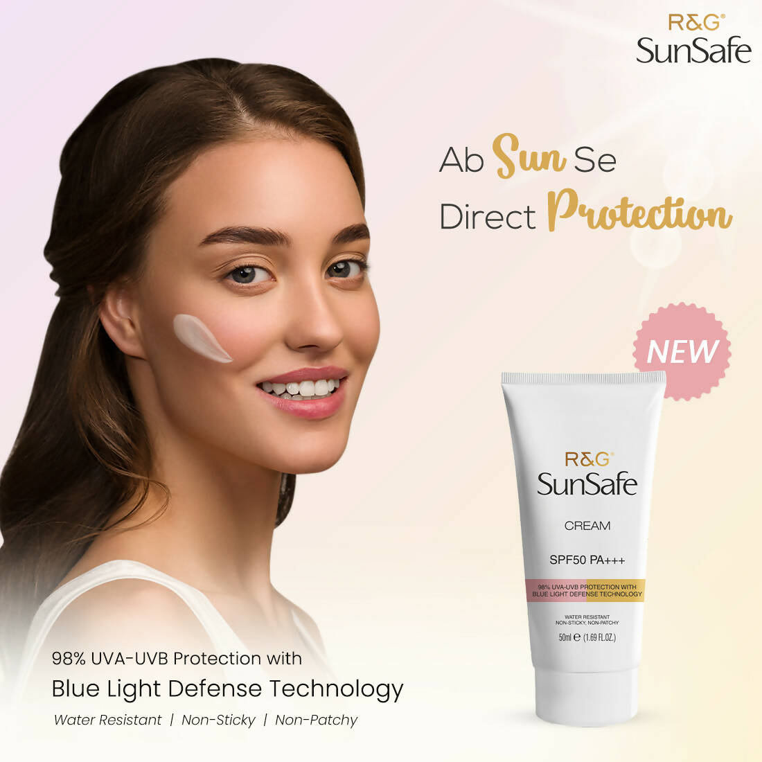 R&G SunSafe SPF 50 Sunscreen - Distacart