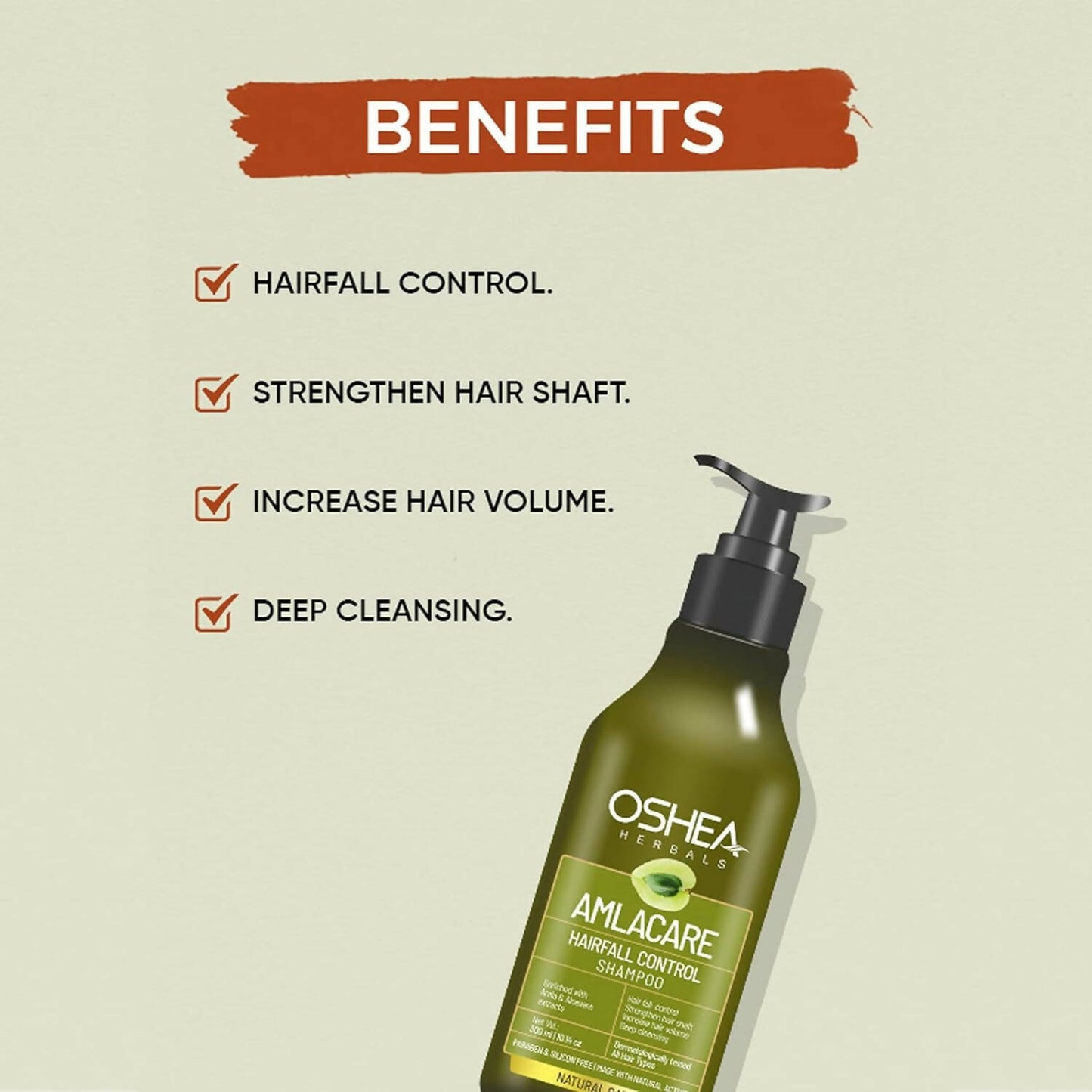 Oshea Herbals AmlaCare Hairfall Control Shampoo - Distacart
