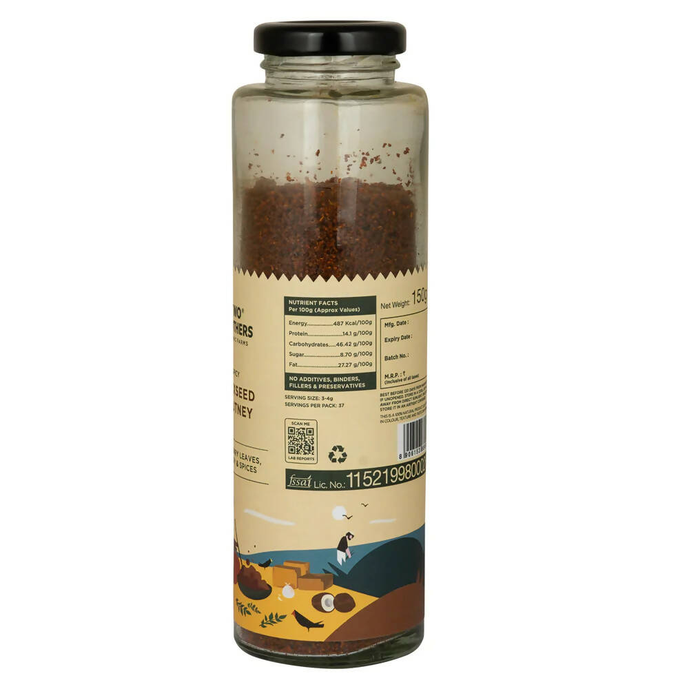 Two Brothers Organic Farms Flax Seed Chutney - Distacart