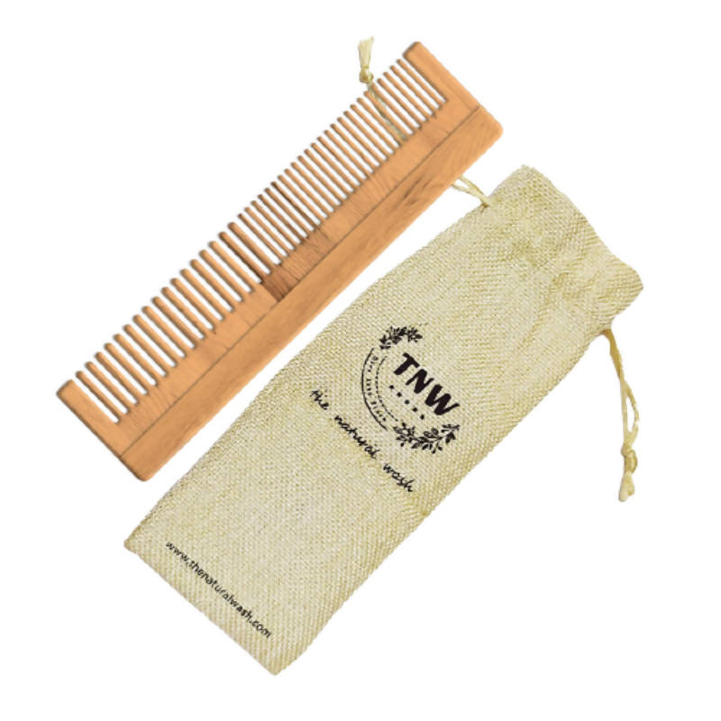 The Natural Wash Neem Wood Comb