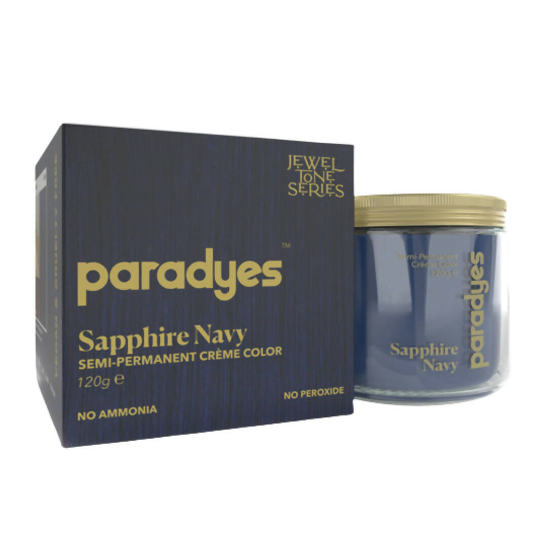 Paradyes Sapphire Navy Semi-Permanent Hair Color - Distacart