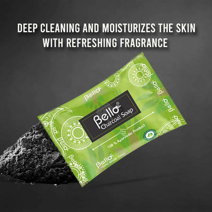 Bello Herbals Charcoal Soap - Distacart