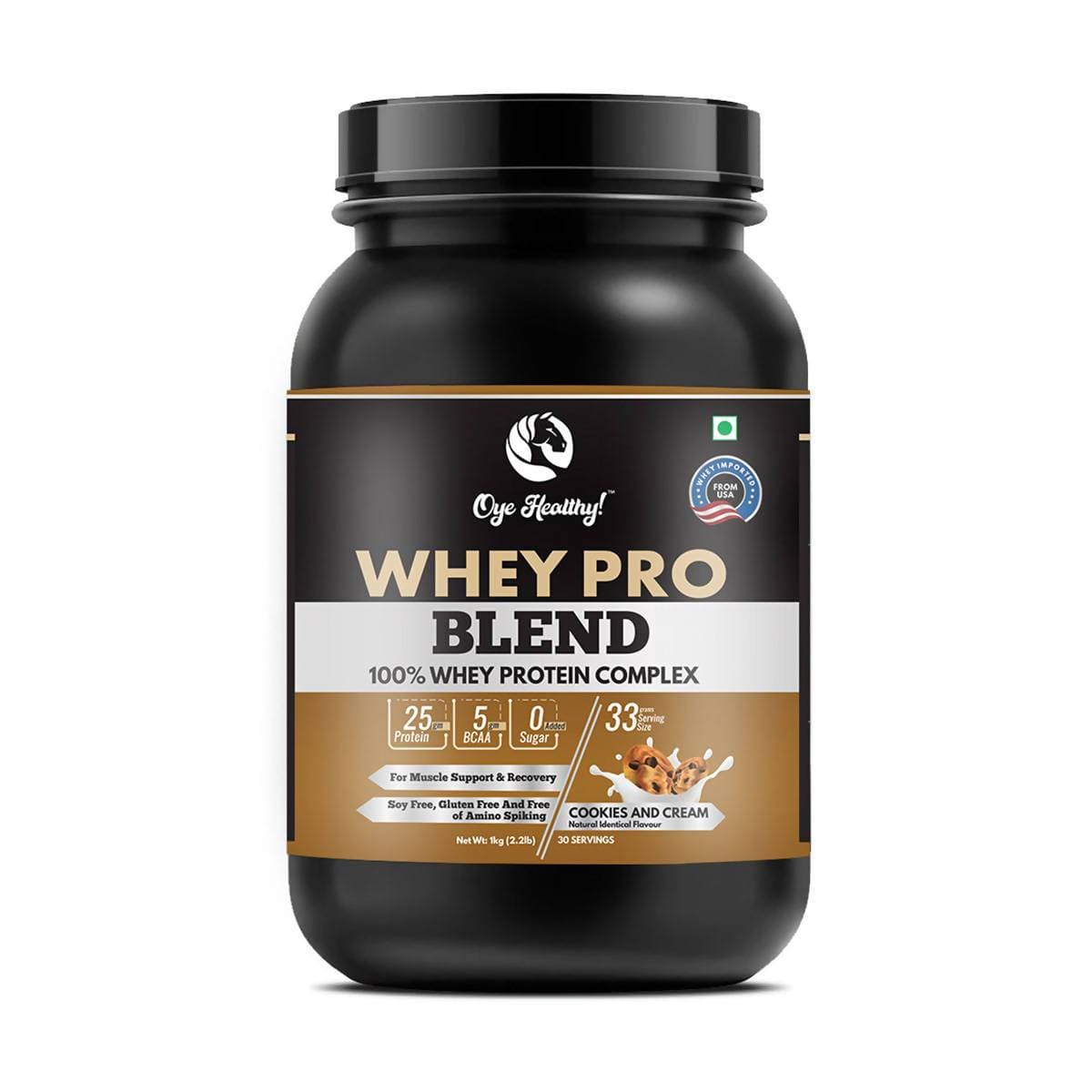 Oye Healthy Whey Pro Blend Cookies And Cream