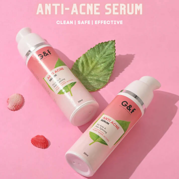 G&f Anti Acne Serum with Neem, Turmeric - Distacart