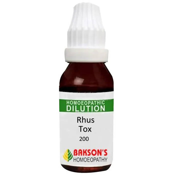 Bakson's Homeopathy Rhus Tox Dilution - Distacart