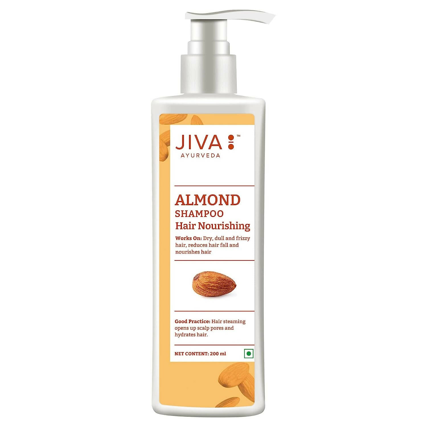 Jiva Ayurveda Almond Shampoo - Distacart
