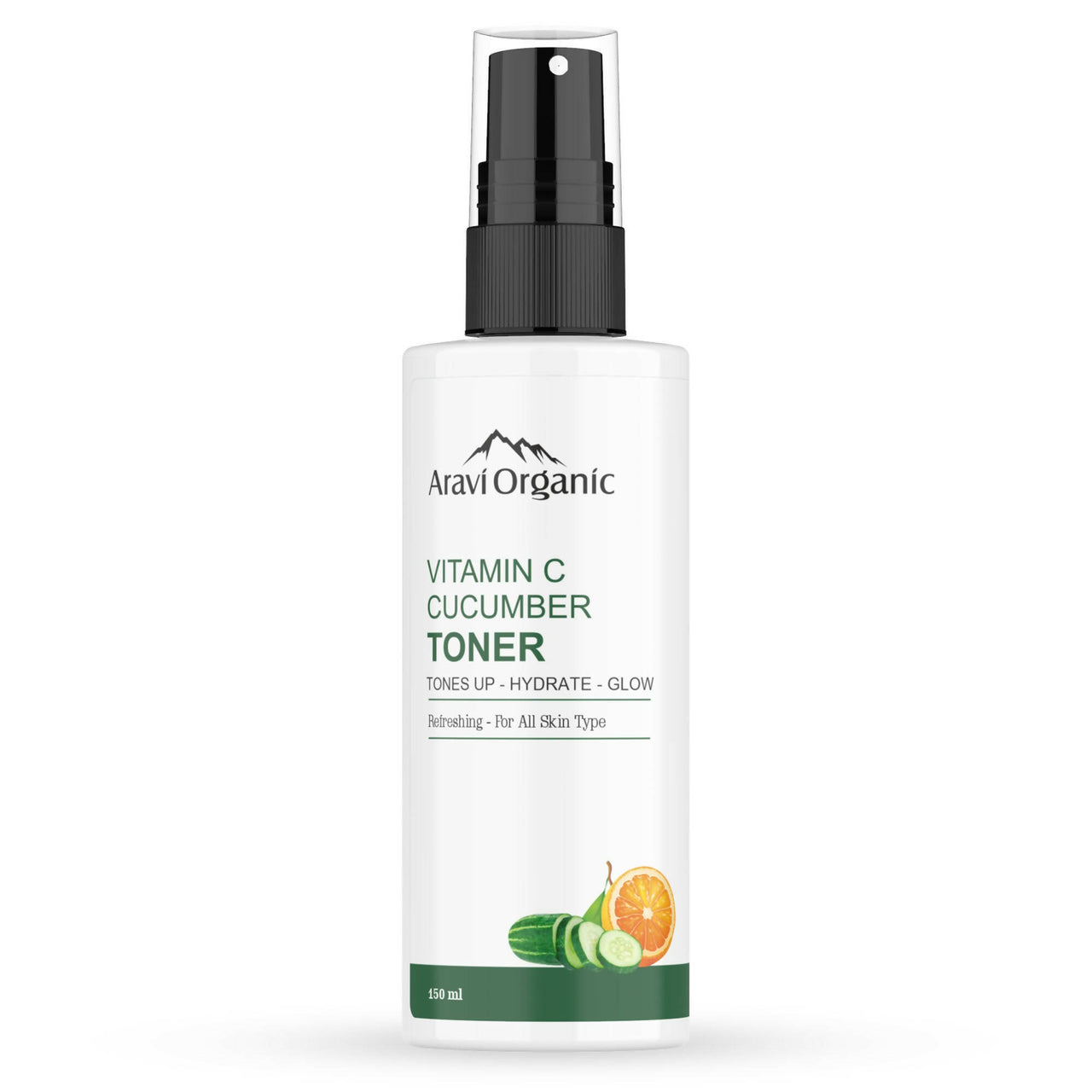 Aravi Organic Cucumber & Vitamin C Natural Face Mist & Toner - Distacart