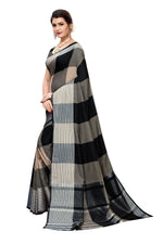 Thumbnail for Vamika Black Cotton Silk Weaving Saree - Distacart