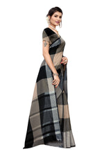Thumbnail for Vamika Black Cotton Silk Weaving Saree - Distacart