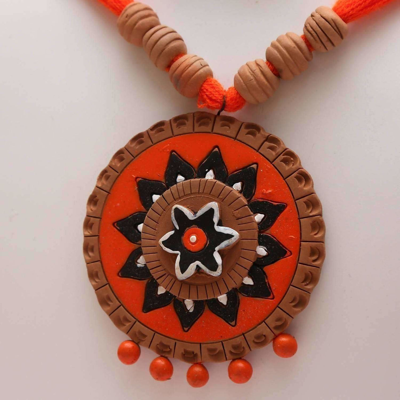 Terracotta Jewelry Multi color Black Chandra Collection