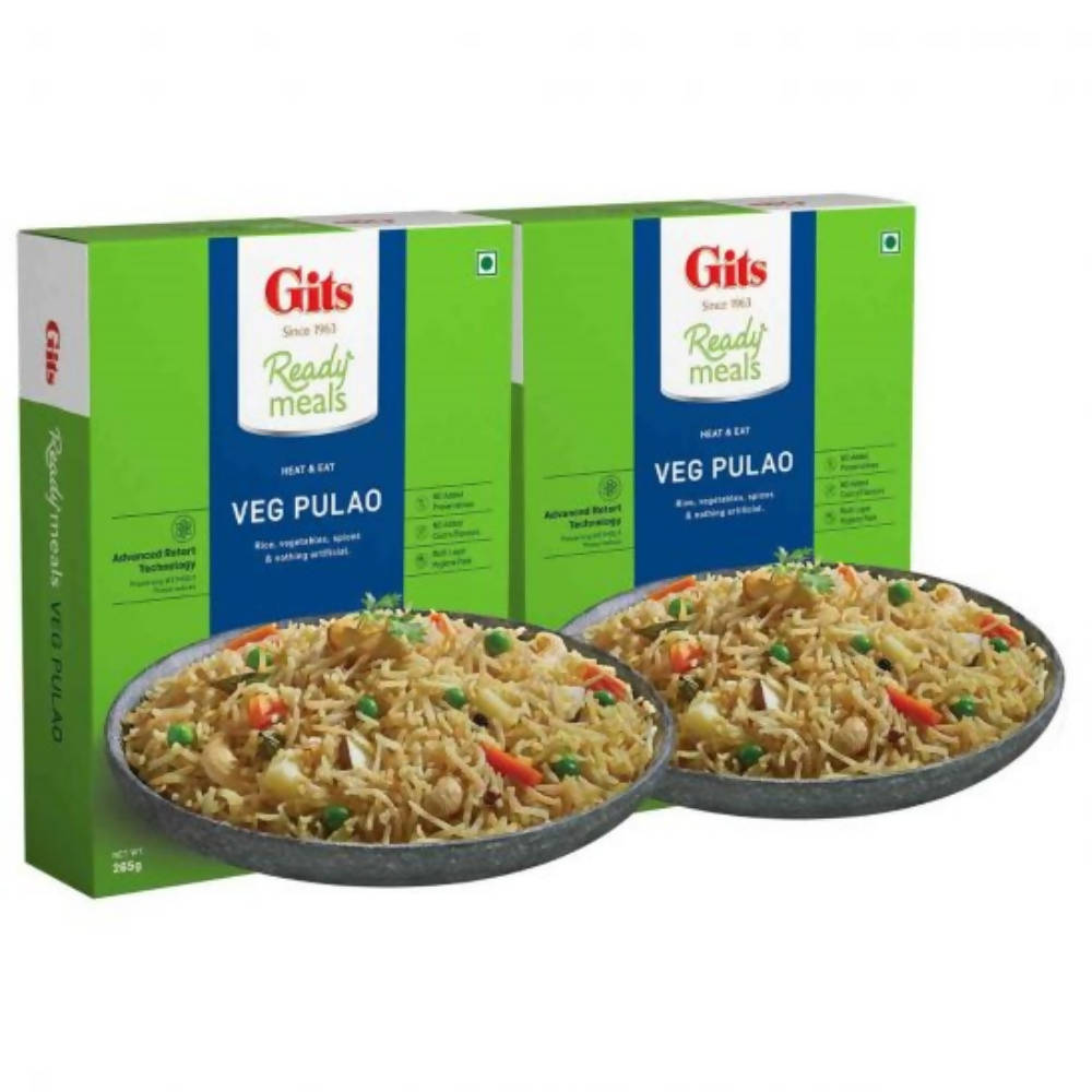 Gits Ready Meals Heat & Eat Veg Pulao