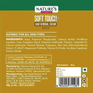 Nature's Essence Soft Touch Gold Hair Removal Cream - Distacart