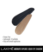 Thumbnail for Lakme Absolute Explore Liquid Eye Shadow - Cashmere Love & Diamond Black - Distacart