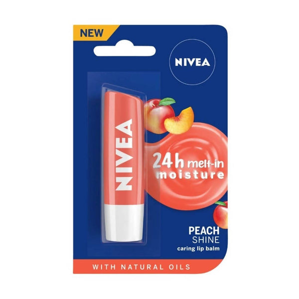 Nivea Lip Balm - Peach Shine
