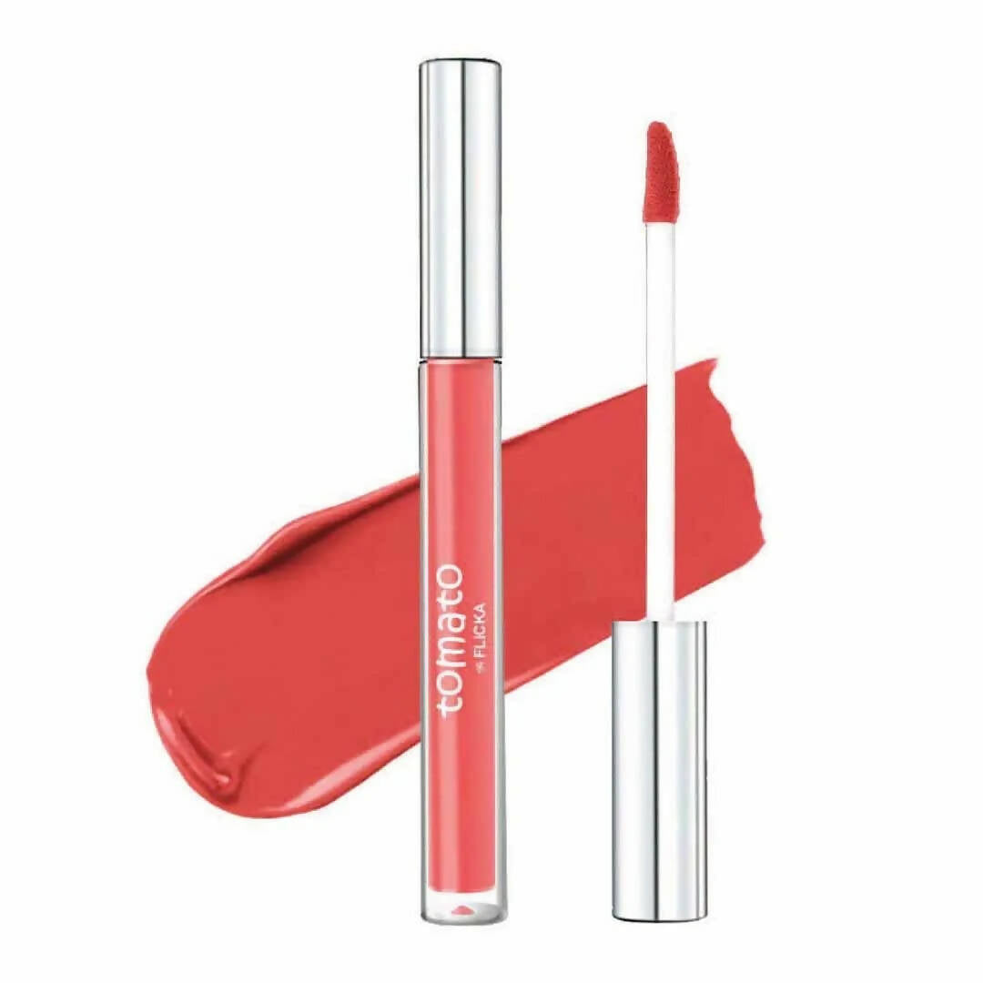 FLiCKA Tomato Liquid Lipstick - Coral - Shade 07 - Distacart