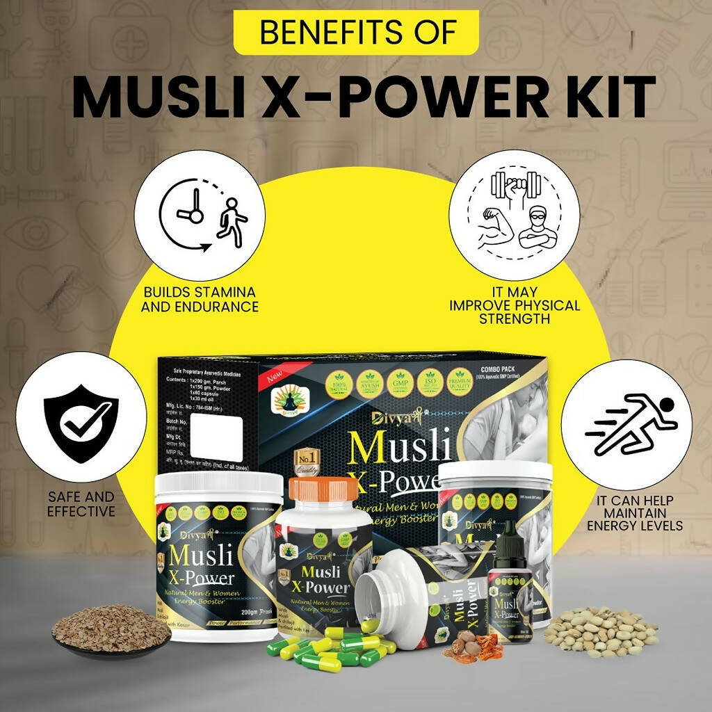 Divya Shree Musli X-Powder Kit - Distacart