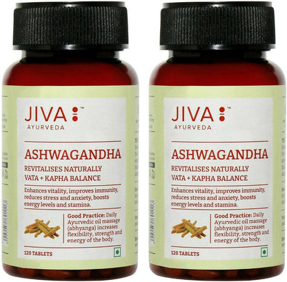 Jiva Ayurveda Ashwagandha Tablets - Distacart