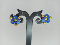 Thumbnail for Terracotta Ear Studs-Blue