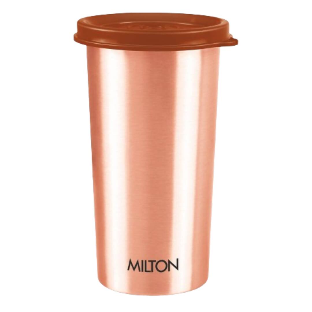 Milton Copper Drinking Water Tumbler with Lid - 480ml - Distacart