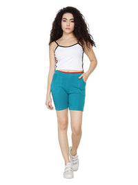 Thumbnail for Asmaani Turquoise Color Short Pant with Two Side Pockets
