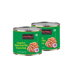Nutraj Caramelized Walnut Kernels with Sesame Seeds