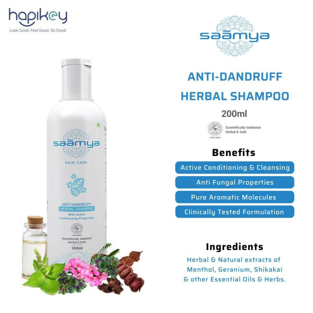 Saamya Anti-Dandruff Herbal Shampoo - Distacart