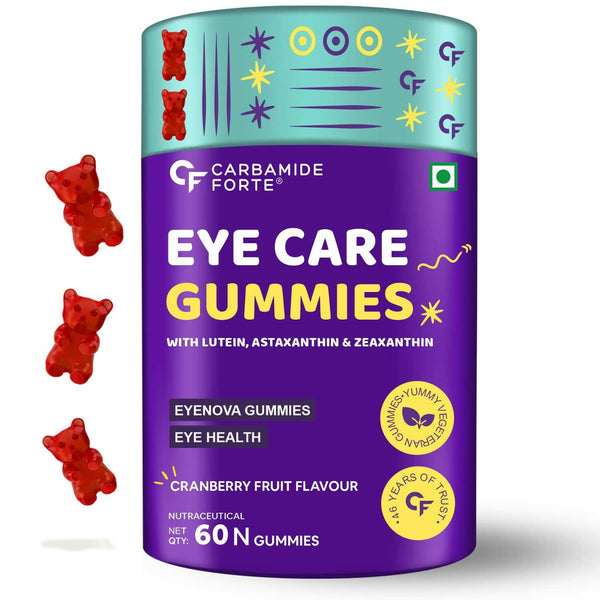 Carbamide Forte Eye Care Gummies - Cranberry Flavor - Distacart