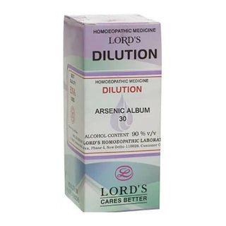 Lord's Homeopathy Arsenic Album Dilution - Distacart