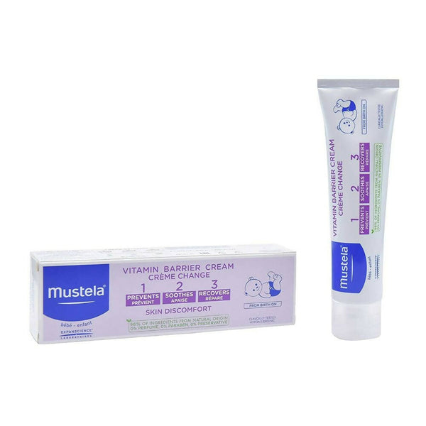 Mustela Baby 123 Vitamin Barrier Diaper Rash Cream - Distacart