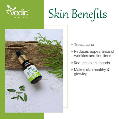 Vedic Naturals Tea Tree Essential Oil - Distacart
