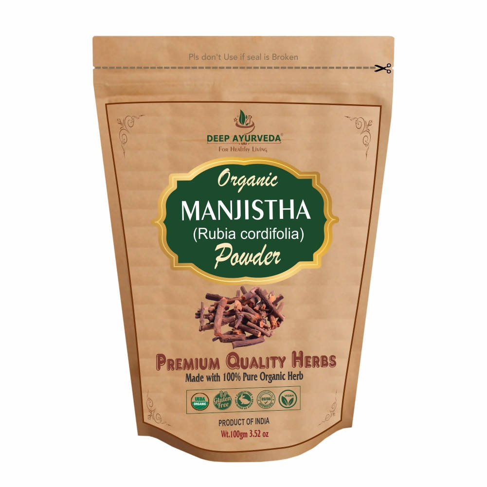 Deep Ayurveda Organic Manjistha Powder - Distacart