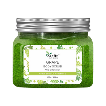 Vedic Naturals Grape Body Scrub - Distacart