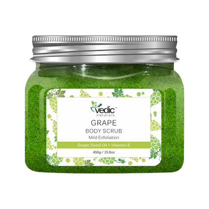 Vedic Naturals Grape Body Scrub - Distacart