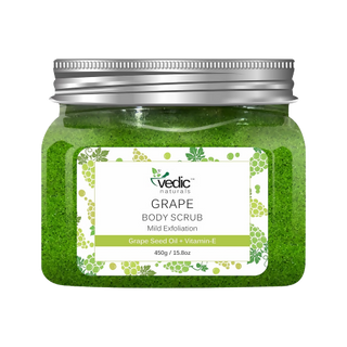 Vedic Naturals Grape Body Scrub - Distacart