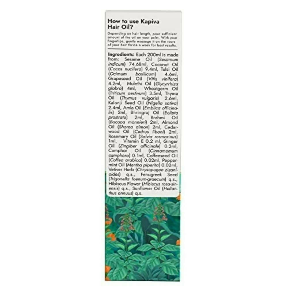 Kapiva Ayurveda Hair Rituals Tulsi Anti Hairfall Oil - Distacart