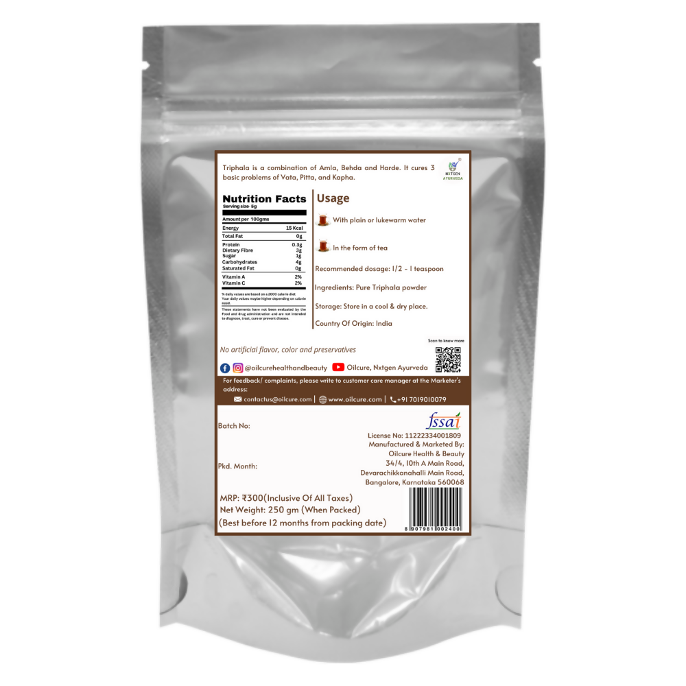 Nxtgen Ayurveda Triphala Powder Superior - Distacart