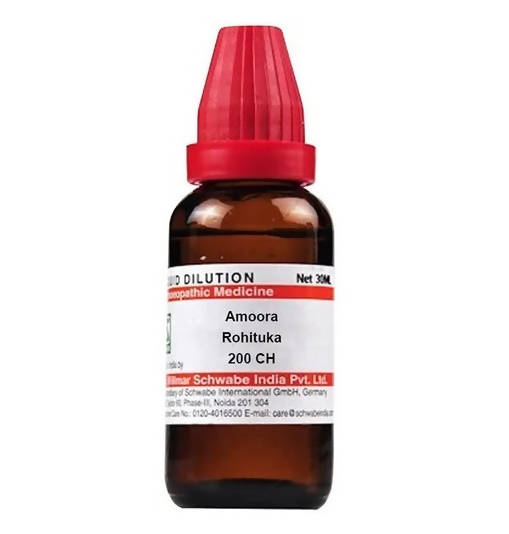 Dr. Willmar Schwabe India Amoora Rohituka Dilution