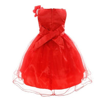Thumbnail for Asmaani Baby Girl's Black & Red Colour Satin A-Line Maxi Full Length Dress (AS-DRESS_22082) - Distacart