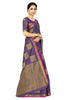 Mimosa Women's Kanchipuram Tussar Silk Purple Saree - Distacart