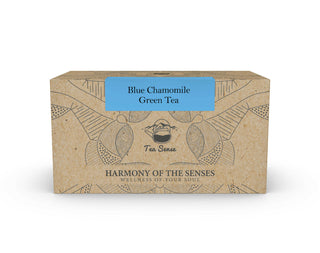 Tea Sense Blue Chamomile Green Tea Bags Box - Distacart