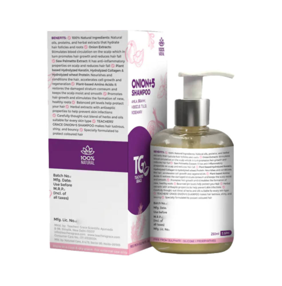 Teacher's Grace Onion+5 Shampoo - Distacart