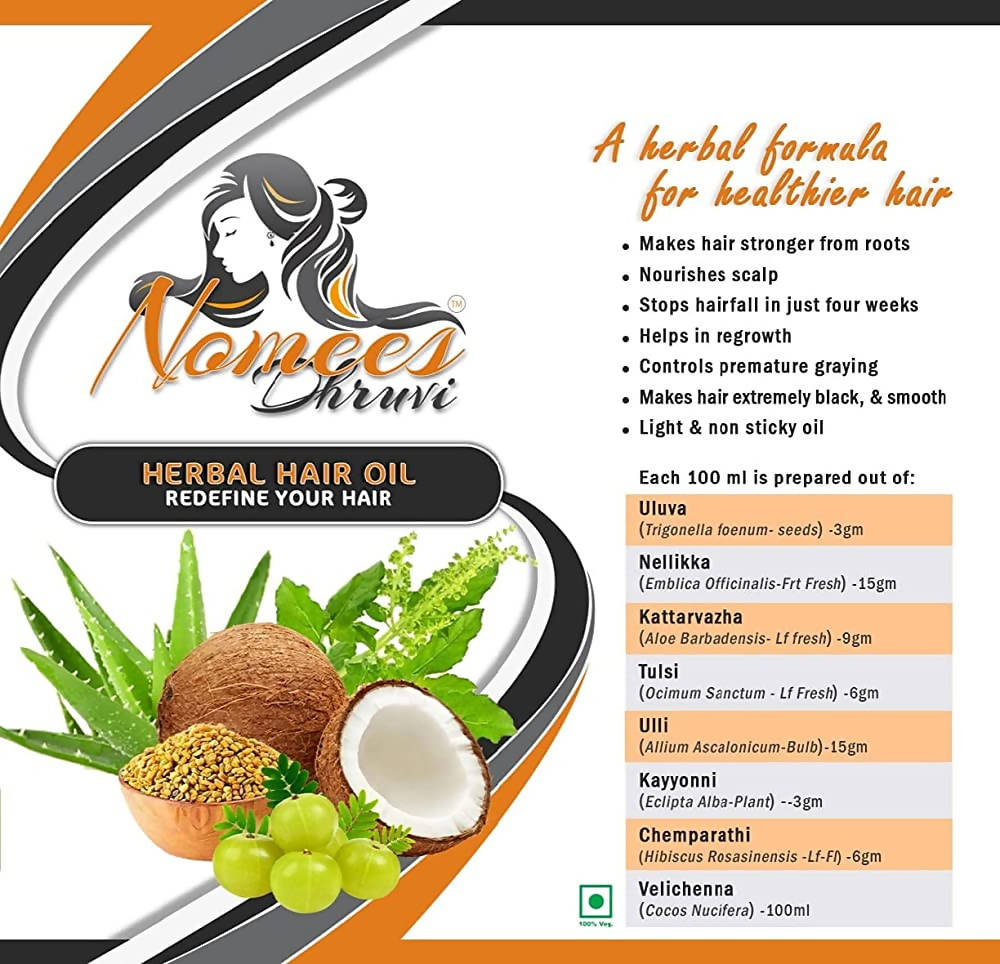 Nomees Dhruvi Herbal Hair Oil