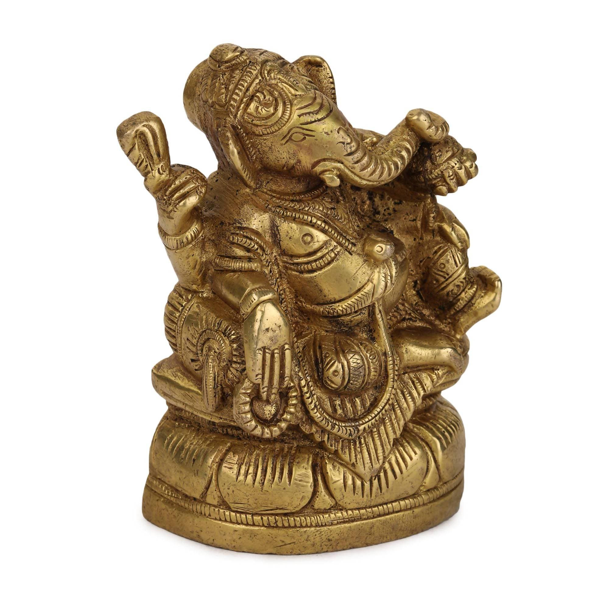 Devlok Resting Ganesha Idol