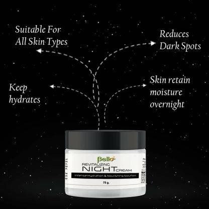 Bello Herbals Revitalizing Night Cream - Distacart