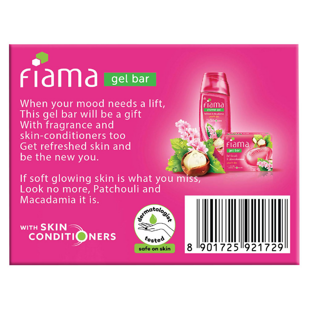 Fiama Patchouli & Macadamia Gel Bar - Distacart