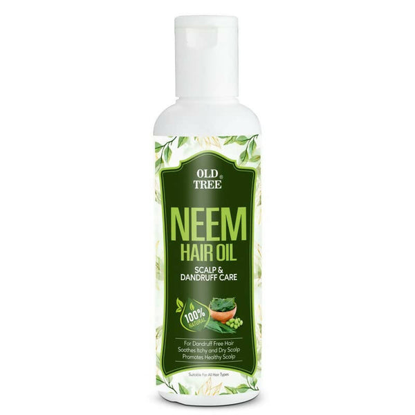 Old Tree Neem Hair Oil for Dandruff & Scalp Care - Distacart